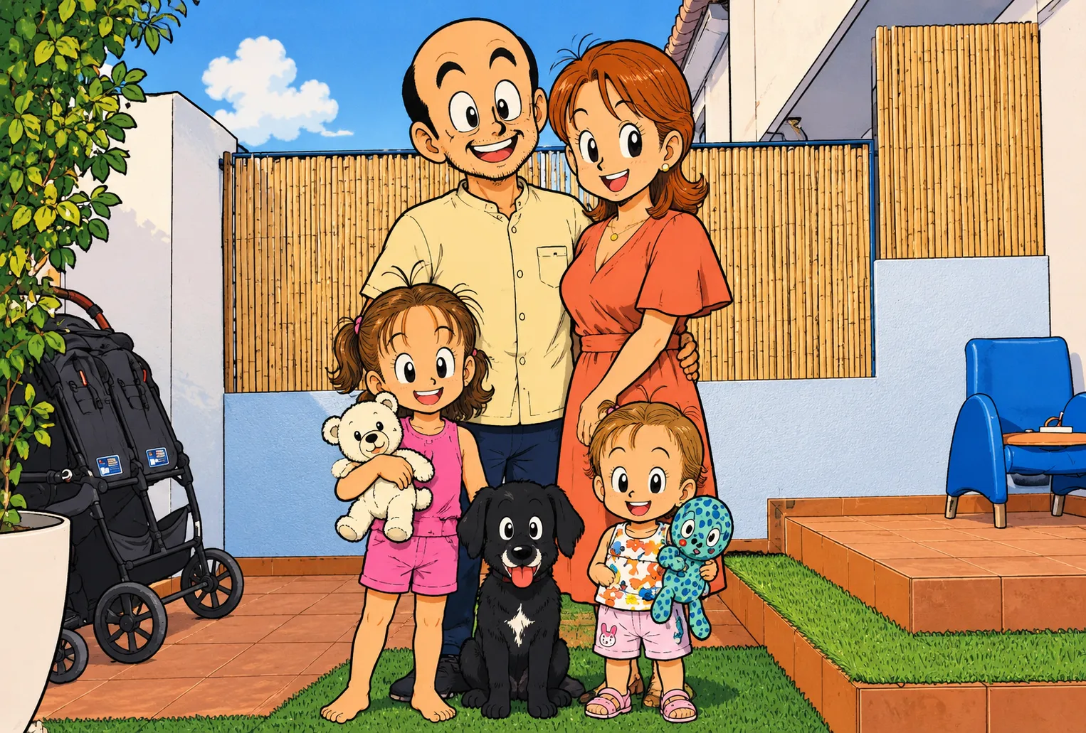The whole lab crew.